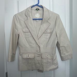 White House black Market jacket with tie back size 4